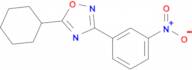 5-Cyclohexyl-3-(3-nitrophenyl)-1,2,4-oxadiazole