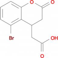 2-(5-Bromo-2-oxochroman-4-yl)acetic acid