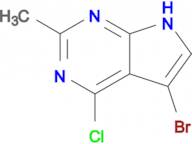 5-Bromo-4-chloro-2-methyl-7H-pyrrolo[2,3-d]pyrimidine