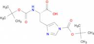 (S)-3-(1-(tert-Butoxycarbonyl)-1H-imidazol-4-yl)-2-((tert-butoxycarbonyl)amino)propanoic acid