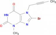 8-Bromo-7-(but-2-yn-1-yl)-3-methyl-1H-purine-2,6(3H,7H)-dione