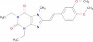 8-[(E)-2-(3,4-Dimethoxyphenyl)ethenyl]-1,3-diethyl-7-methyl-purine-2,6 -dione