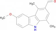 6-METHOXY-1,4-DIMETHYL-9H-CARBAZOLE-3-CARBALDEHYDE