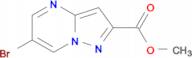 METHYL 6-BROMOPYRAZOLO[1,5-A]PYRIMIDINE-2-CARBOXYLATE