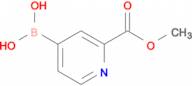 2-METHOXYCARBONYLPYRIDINE-4-BORONIC ACID