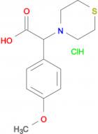 2-(4-METHOXYPHENYL)-2-THIOMORPHOLINOACETIC ACID HCL