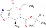 ETHYL 5-(L-N-BOC-ALA)-1,3-OXAZOLE-4-CARBOXYLATE
