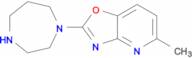 2-(1,4-diazepan-1-yl)-5-methyl[1,3]oxazolo[4,5-b]pyridine
