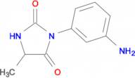 3-(3-aminophenyl)-5-methylimidazolidine-2,4-dione