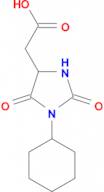 (1-cyclohexyl-2,5-dioxoimidazolidin-4-yl)acetic acid