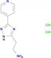 {2-[3-(4-pyridinyl)-1H-1,2,4-triazol-5-yl]ethyl}amine dihydrochloride