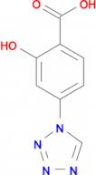2-hydroxy-4-(1H-tetrazol-1-yl)benzoic acid