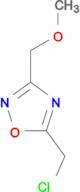 5-(chloromethyl)-3-(methoxymethyl)-1,2,4-oxadiazole