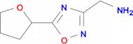 1-[5-(tetrahydro-2-furanyl)-1,2,4-oxadiazol-3-yl]methanamine