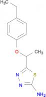 5-[1-(4-ethylphenoxy)ethyl]-1,3,4-thiadiazol-2-amine
