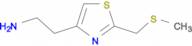 (2-{2-[(methylthio)methyl]-1,3-thiazol-4-yl}ethyl)amine