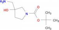 tert-butyl 3-(aminomethyl)-3-hydroxy-1-pyrrolidinecarboxylate