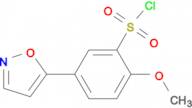 5-(5-isoxazolyl)-2-methoxybenzenesulfonyl chloride