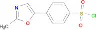 4-(2-methyl-1,3-oxazol-5-yl)benzenesulfonyl chloride