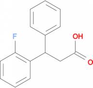 3-(2-fluorophenyl)-3-phenylpropanoic acid