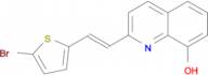 2-[(E)-2-(5-bromo-2-thienyl)vinyl]quinolin-8-ol