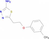 5-[2-(3-methylphenoxy)ethyl]-1,3,4-thiadiazol-2-amine