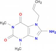 7-allyl-8-amino-1,3-dimethyl-3,7-dihydro-1H-purine-2,6-dione