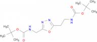 {2-[5-(tert-Butoxycarbonylaminomethyl)-[1,3,4]oxadiazol-2-yl]-ethyl}-carbamic acid tert-butyl ester