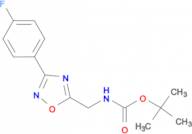 5-(tert-Butyloxycarbonyamino)methyl-3-(4-fluorophenyl)-[1,2,4]oxadiazole