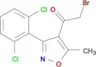 2-Bromo-1-[3-(2,6-dichloro-phenyl)-5-methyl-isoxazol-4-yl]-ethanone