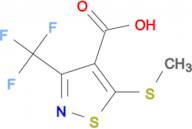 5-(Methylthio)-3-(trifluoromethyl)isothiazole-4-carboxylic acid