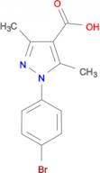 1-(4-Bromophenyl)-3,5-dimethyl-1H-pyrazole-4-carboxylic acid