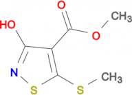 3-Hydroxy-5-methylsulfanyl-isothiazole-4-carboxylic acid methyl ester
