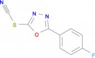 2-(4-Fluoro-phenyl)-5-thiocyanato-[1,3,4]oxadiazole