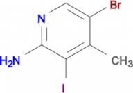 5-Bromo-3-iodo-4-methylpyridin-2-amine