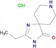 2-Ethyl-1,3,8-triazaspiro[4.5]dec-1-en-4-one hydrochloride