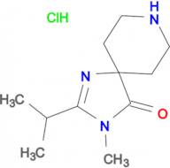 2-Isopropyl-3-methyl-1,3,8-triazaspiro[4.5]dec-1-en-4-one hydrochloride