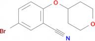 5-BROMO-2-(TETRAHYDRO-2H-PYRAN-4-YLOXY)BENZONITRILE