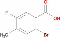 2-BROMO-5-FLUORO-4-METHYLBENZOIC ACID