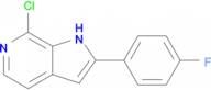 7-CHLORO-2-(4-FLUOROPHENYL)-1H-PYRROLO[2,3-C]PYRIDINE