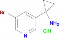 1-(5-BROMOPYRIDIN-3-YL)CYCLOPROPANAMINE HCL