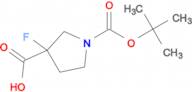 1-(TERT-BUTOXYCARBONYL)-3-FLUOROPYRROLIDINE-3-CARBOXYLIC ACID