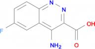 4-Amino-6-fluorocinnoline-3-carboxylic acid