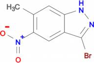 3-Bromo-6-methyl-5-nitro-1H-indazole