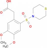 2-(4,5-Dimethoxy-2-(thiomorpholin-4-ylsulfonyl)phenyl)acetic acid, 95%