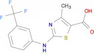 2-((3-(Trifluoromethyl)phenyl)amino)-4-methyl-1,3-thiazole-5-carboxylic acid, 95%