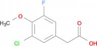 3-Chloro-5-fluoro-4-methoxyphenylacetic acid
