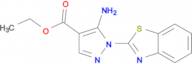ethyl 5-amino-1-(1,3-benzothiazol-2-yl)-1H-pyrazole-4-carboxylate