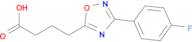 4-[3-(4-fluorophenyl)-1,2,4-oxadiazol-5-yl]butanoic acid
