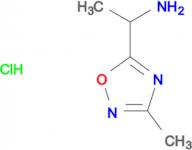 1-(3-methyl-1,2,4-oxadiazol-5-yl)ethan-1-amine hydrochloride